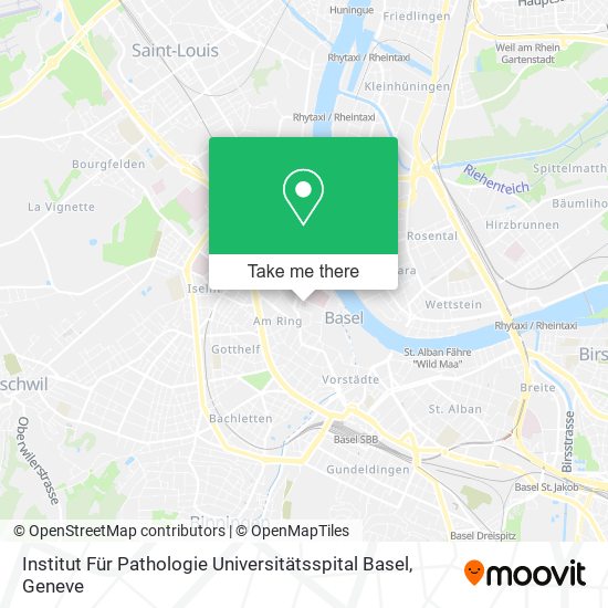Institut Für Pathologie Universitätsspital Basel map