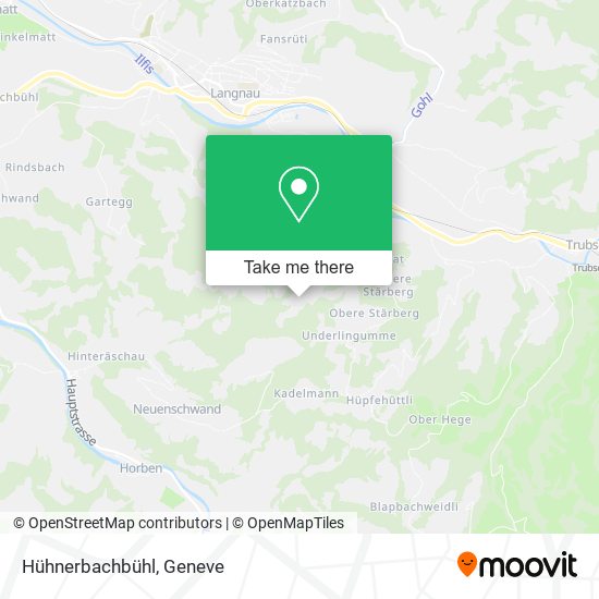 Hühnerbachbühl map