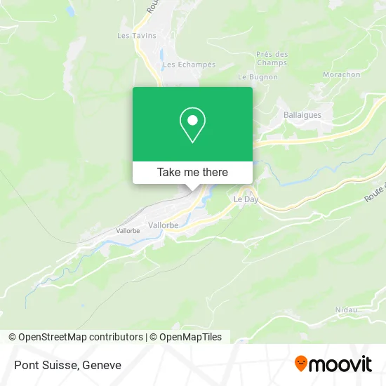 Pont Suisse map
