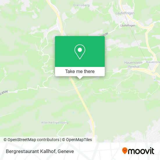 Bergrestaurant Kallhof map