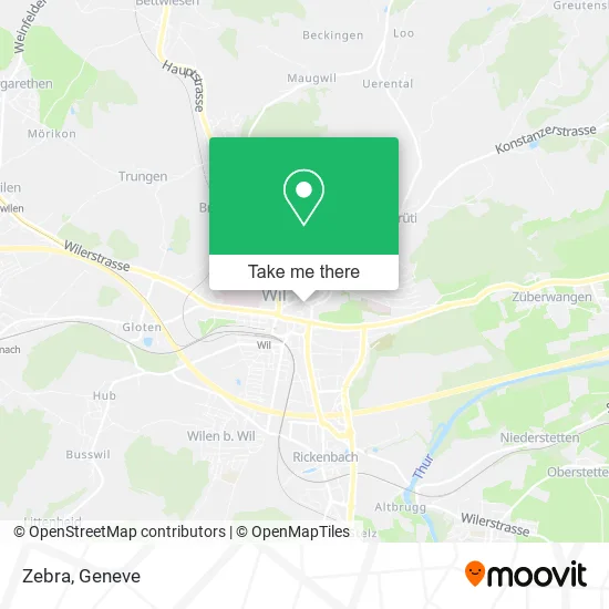 Zebra map