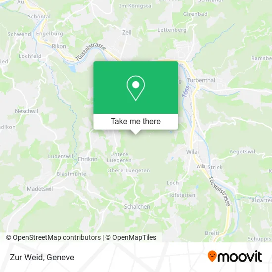 Zur Weid map