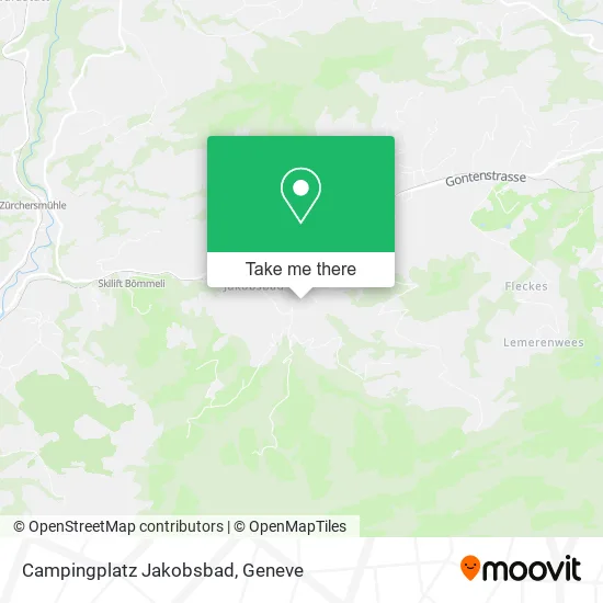 Campingplatz Jakobsbad map