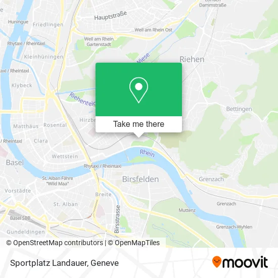 Sportplatz Landauer map