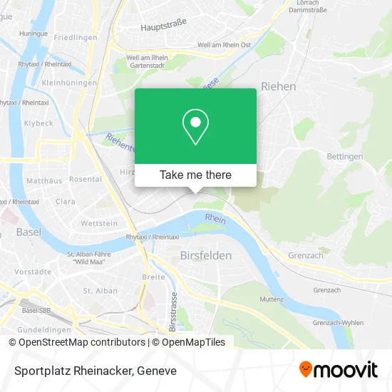 Sportplatz Rheinacker map