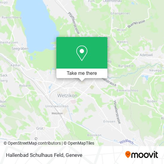Hallenbad Schulhaus Feld map