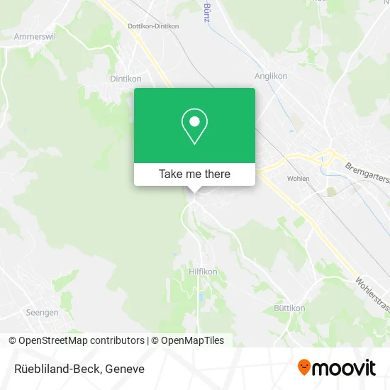 Rüebliland-Beck map