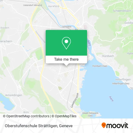 Oberstufenschule Strättligen map