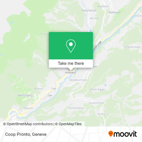 Coop Pronto map