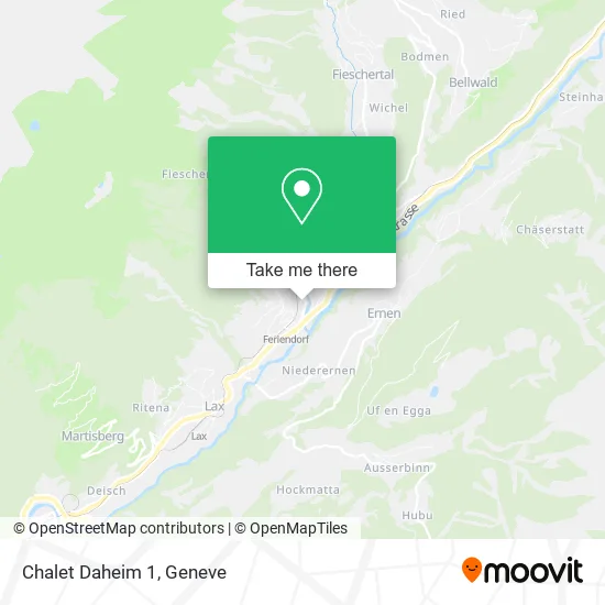 Chalet Daheim 1 map