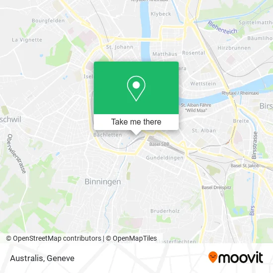 Australis map