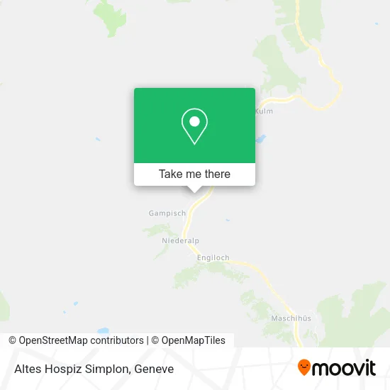 Altes Hospiz Simplon map