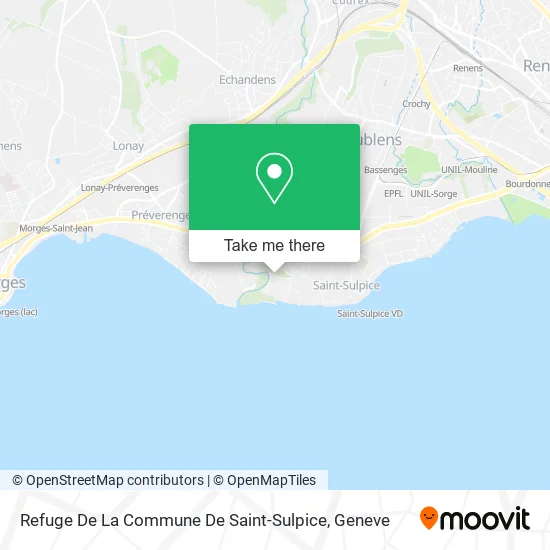 Refuge De La Commune De Saint-Sulpice map