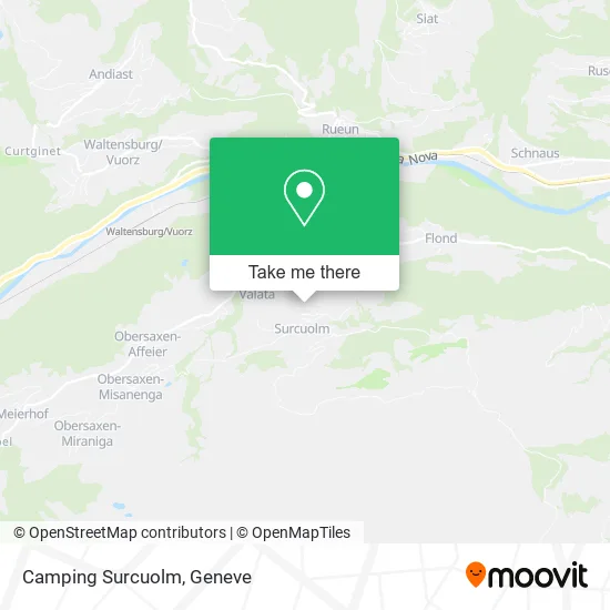 Camping Surcuolm map