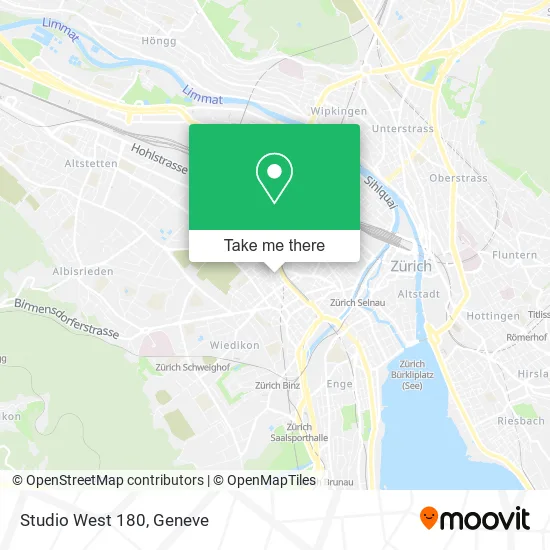 Studio West 180 map