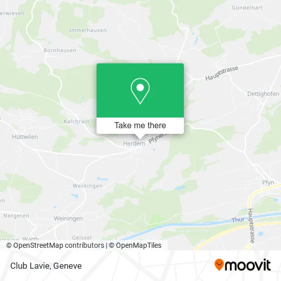 Club Lavie map