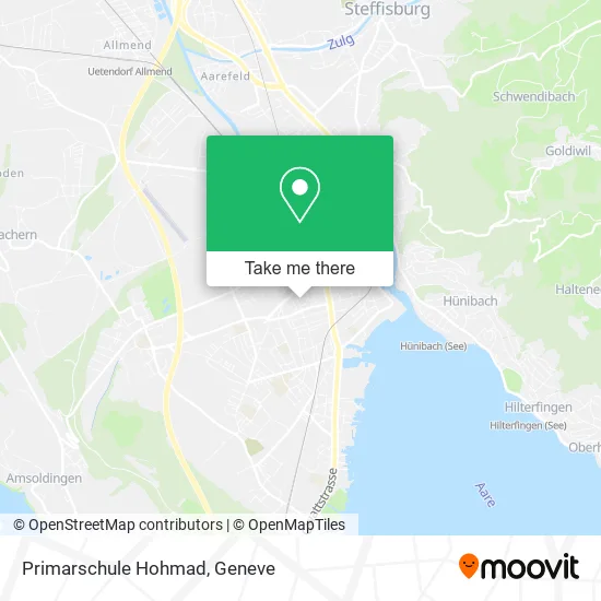 Primarschule Hohmad map