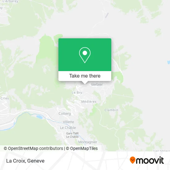 La Croix map