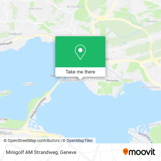 Minigolf AM Strandweg map
