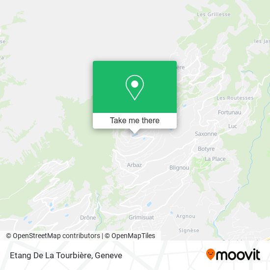 Etang De La Tourbière map