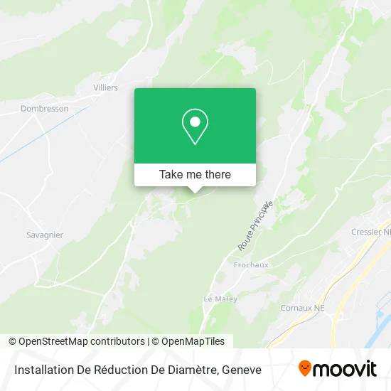 Installation De Réduction De Diamètre map
