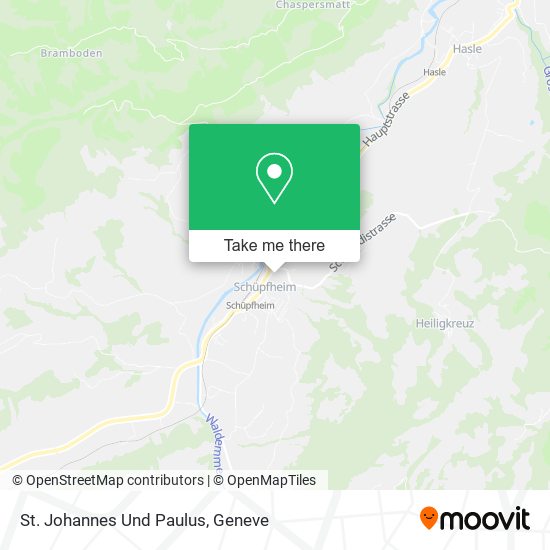 St. Johannes Und Paulus map