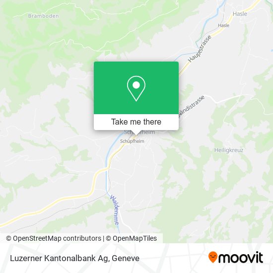 Luzerner Kantonalbank Ag map