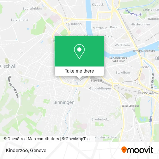 Kinderzoo map
