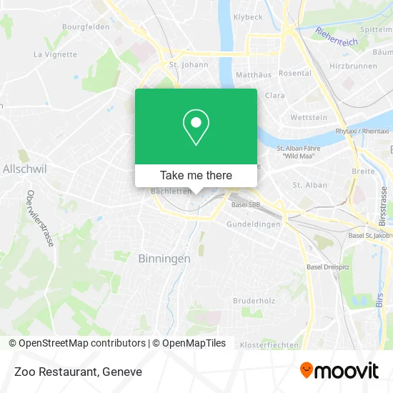 Zoo Restaurant map