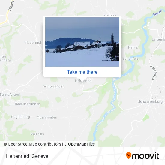 Heitenried map