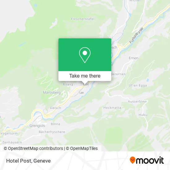 Hotel Post map