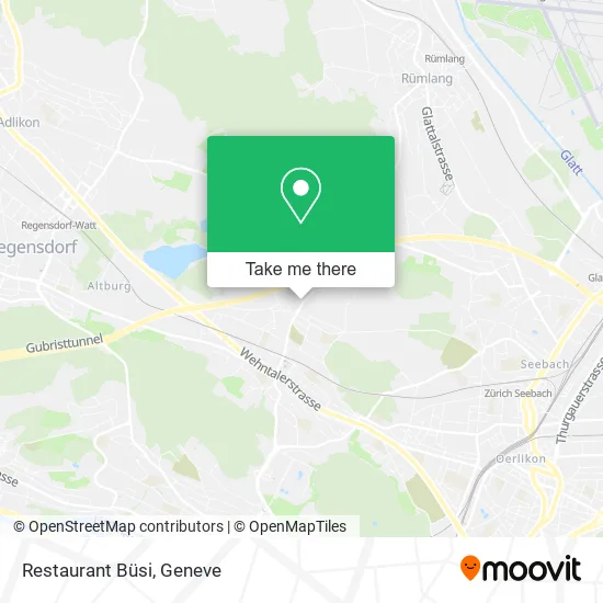 Restaurant Büsi map