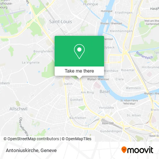 Antoniuskirche map