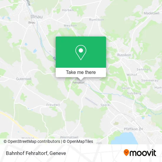 Bahnhof Fehraltorf map