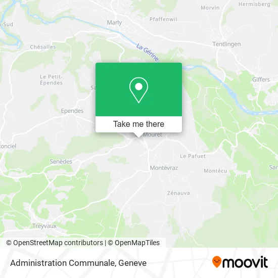 Administration Communale map