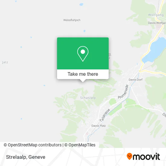 Strelaalp map