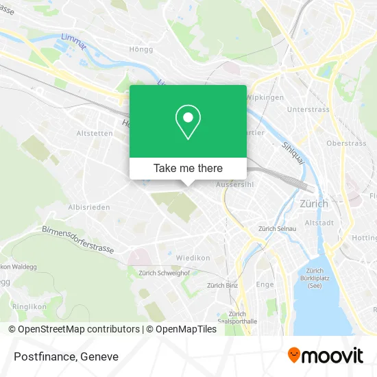 Postfinance map
