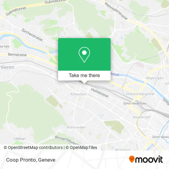 Coop Pronto map