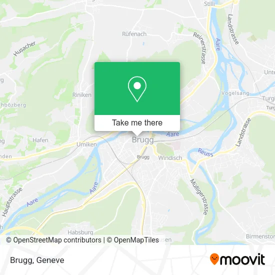 Brugg map