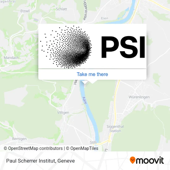 Paul Scherrer Institut map