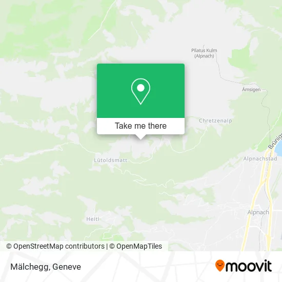 Mälchegg map
