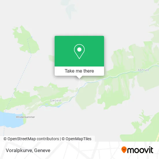 Voralpkurve map