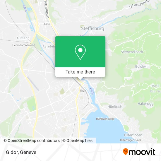 Gidor map