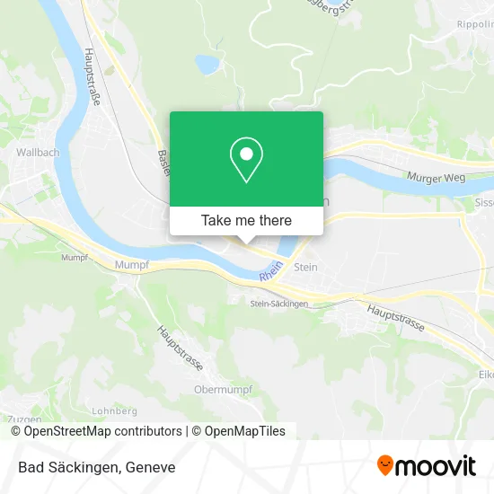 Bad Säckingen map