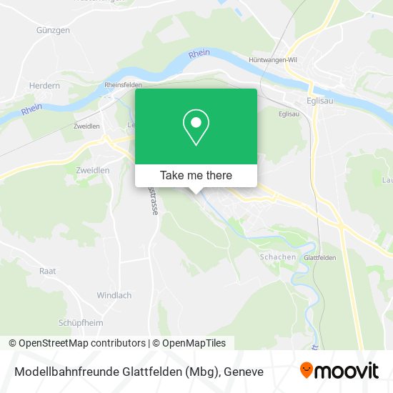 Modellbahnfreunde Glattfelden (Mbg) map