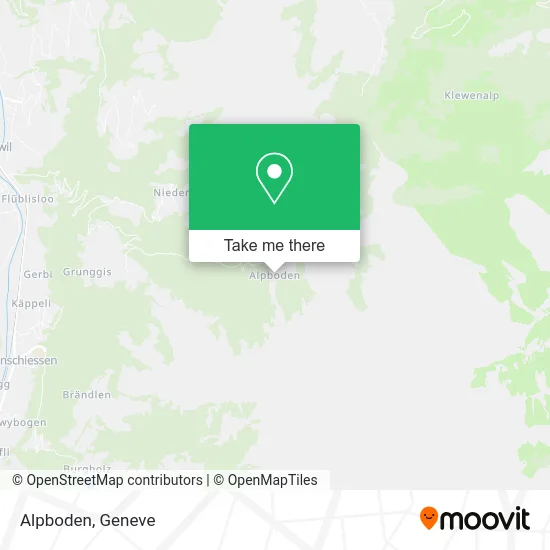 Alpboden map