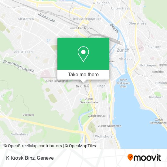 K Kiosk Binz map