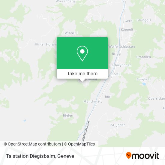 Talstation Diegisbalm map