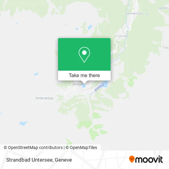 Strandbad Untersee map