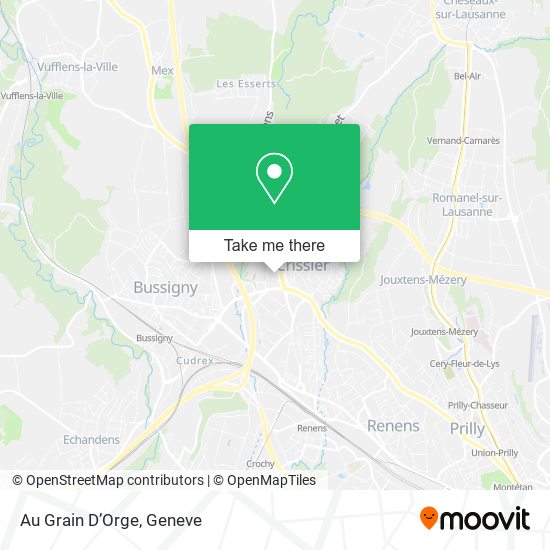 Au Grain D’Orge map